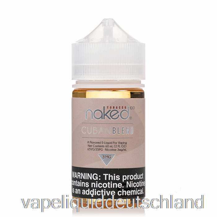 Kubanische Mischung – Nackter 100er Tabak – 60 Ml 0 Mg Vape-Flüssigkeit